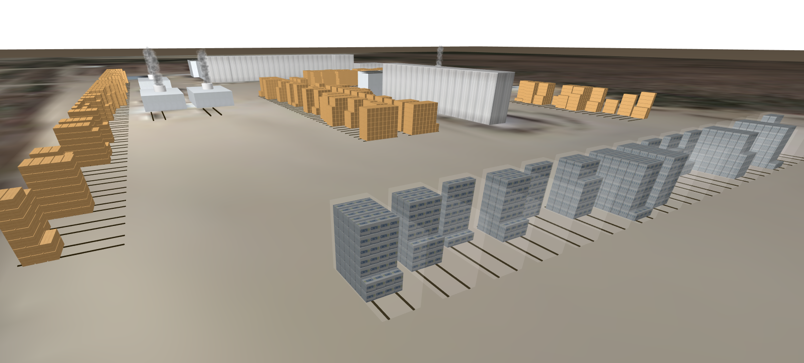 3D Warehouse Modelling